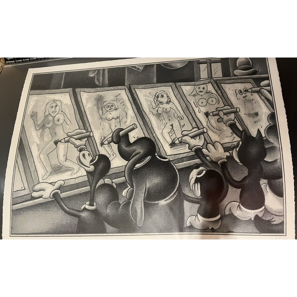 Ryan Travis Christian - A Tear for Geoffrey II....(Signed, AP) NOT Banksy, KAWS,